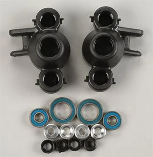 RPM Axle Carriers & Oversize Bearings (Black): Revo, Slayer, T-Maxx, E-Maxx 16.8V