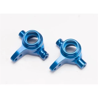 Traxxas Blue Aluminum Steering Blocks Slash 4x4, Stampede 4x4, Rally