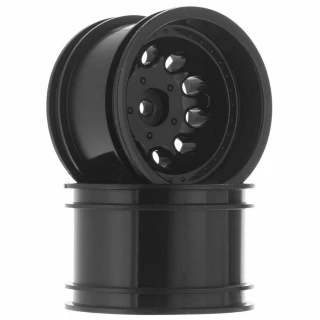 RPM 'Revolver' 2.2" Crawler Wheels, Wide Wheelbase (Black)