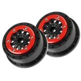 Pro-Line F-11 2.2/3.0 Red/Black Beadlock Wheels for Slash 4x4 Fr/Rr, 2WD Rr