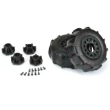 Pro-Line Sling Shot SC Paddle Tires on Raid 6x30 Adjustable 12mm Hex Wheels