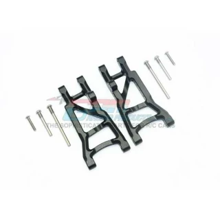 GPM Black Aluminum Rear Suspension Arms for 2WD Slash