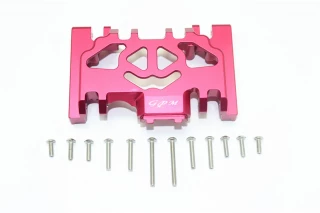 GPM Red Aluminum Transmission Skid Plate for TRX-4