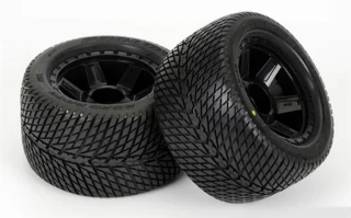 Pro-Line Road Rage 3.8" Street Tires w/Desperado Wheels (1/2" offset)