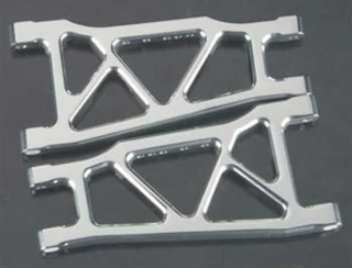 Integy Aluminum Rear Lower Arms for Traxxas Stampede & Rustler (Silver)