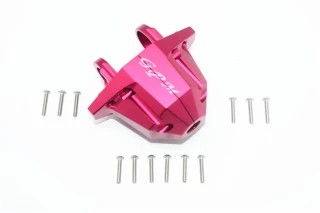 GPM Red Aluminum Rear Axle Case Diff Carrier Halves for UDR