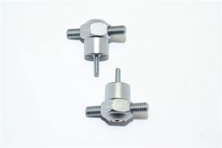 GPM Gunmetal Aluminum Spare Tire Locking Nuts for UDR