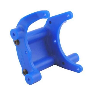 RPM Blue Rear Bumper/Wheelie Bar Mount: Slash 2WD, Rustler, Stampede 2WD, Bandit