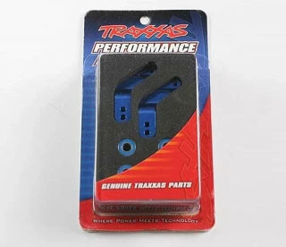 Traxxas Blue Aluminum Rear Stub Axle Carriers: Slash 2WD, Rustler, Stampede 2WD, Bandit