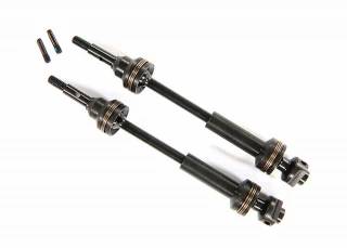 Traxxas Hoss 4x4 Complete Front Steel CV-Driveshafts (2)