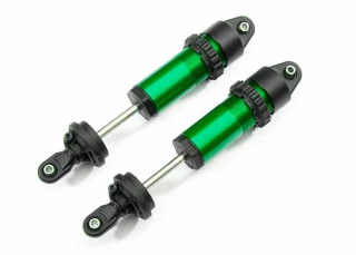 Traxxas Maxx 4S Green Aluminum GT-Maxx Shocks Fully Assembled w/o Springs (2)