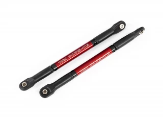 Traxxas E-Revo 2.0 VXL Red Aluminum Heavy Duty Push Rods Assembled w/Rod Ends (2)