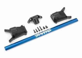 Traxxas Blue Aluminum Chassis Brace Kit for Rustler 4x4 & Slash 4x4 Low-CG Chassis