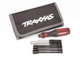 Traxxas Speed Bit Essentials 7-Pc Hex & Nut Driver Set 1/4" Drive with Handle & Pouch