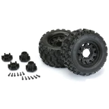 Pro-Line Badlands MX28 2.8" Tires on Raid Black 6x30 Wheels