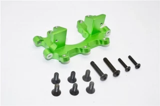 GPM Green Aluminum Front Bulkhead for 2WD Stampede Rustler Slash Bandit