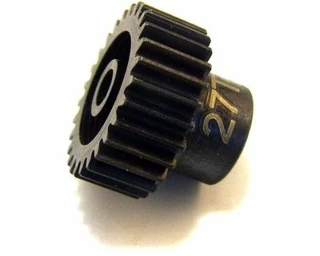 Hot Racing 27-Tooth 48P Hardened Steel 1/8 Bore Pinion Gear