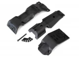 Traxxas E-Revo 2 Skid Plate Set Front Mid & Rear (fits #8629 & 8630 bulkheads)