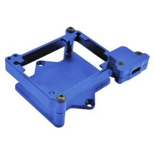 RPM Blue ESC Cage for Castle Mamba X on Traxxas