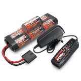 Traxxas 2-Amp Wall Charger & 3000mAh 7-Cell 8.4V Hump Pack Battery