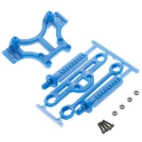 RPM Shock Tower & Adjustable Body Mount (Blue): T-Maxx 2.5, 3.3, E-Maxx