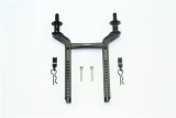 GPM Black Aluminum Rear Body Mount Post Set for TRX-4