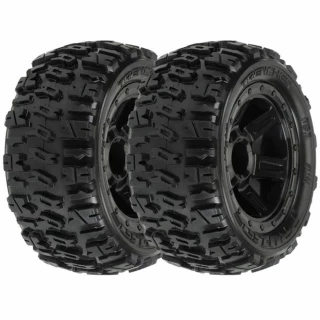 Pro-Line 1/16 Trencher 2.2 Tires on Desperado Wheels for 1/16 E-Revo/Summit