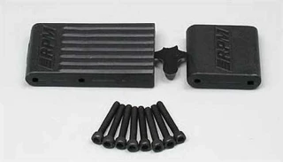 RPM Black Front & Rear Bulkhead Braces for Traxxas T-Maxx & E-Maxx