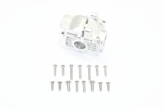 GPM Aluminum Rear Gearbox for 4x4 Slash Rustler Stampede (Silver)