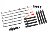 Traxxas TRX-4 Ford Bronco Chrome Side Trim, Retainers, LED Lens & 2.6x8 Screws (24)