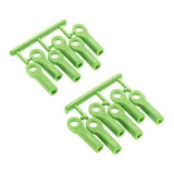 RPM Green Long Rod Ends (12) for 1/10 Traxxas (Replaces TRA5525)