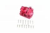 GPM Aluminum Rear Gearbox for 4x4 Slash Rustler Stampede (Red)