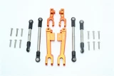 GPM Orange Aluminum Front & Rear Sway Bars w/Stainless Steel Links for UDR