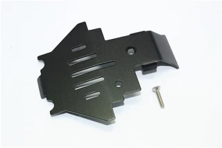 GPM Black Aluminum Center Gearbox Skid Plate for TRX-4