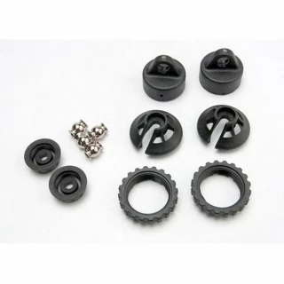 Traxxas GTR Shock Cap & Spring Retainers: Revo, Slayer