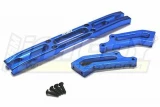 Integy Heavy-Duty Aluminum Rear Bumper (Blue): T-Maxx 2.5 & 3.3, E-Maxx