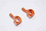 GPM Orange Aluminum Steering Blocks for 2WD Stampede Rustler Slash Bandit