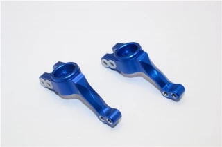 GPM Blue Aluminum Rear Stub Axle Carriers for 2WD Slash Rustler Stampede Bandit