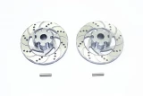 GPM Gunmetal Aluminum Brake Disks with +3mm Offset Hex for UDR