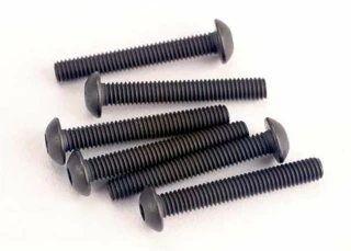 Traxxas 3x20mm Buttonhead Hex Machine Screws (6)