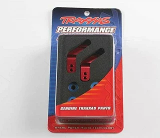 Traxxas Red Aluminum Rear Stub Axle Carriers: Slash 2WD Rustler, Stampede 2WD, Bandit