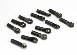 Traxxas Rod Ends/Hollow Balls (12ea): Jato 3.3, Slash