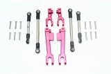 GPM Red Aluminum Front & Rear Sway Bars w/Stainless Steel Links for UDR