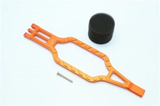 GPM Orange Aluminum Battery Hold Down for TRX-4