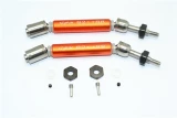 GPM Orange Stainless Steel & Aluminum Rear CVD Driveshaft Set w/Hex for 4x4 Slash Rustler Stampede Rally & 2WD Slash