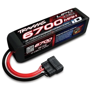 Traxxas 14.8V 4S 6700mAh LiPo w/ID Connector