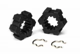 Traxxas X-Maxx Wheel Hex Hubs with Hex Clips (2)