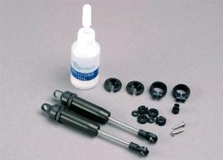 Traxxas Aluminum X-Long Rear Shocks (Hard-Anodized & PTFE-coated) w/o Springs (2)