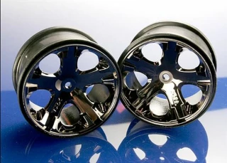 Traxxas Rear Black Chrome All-Star 2.8" Wheels