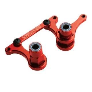 Traxxas Aluminum Steering Bellcranks: Slash 2WD, Rustler, Bandit (Red)